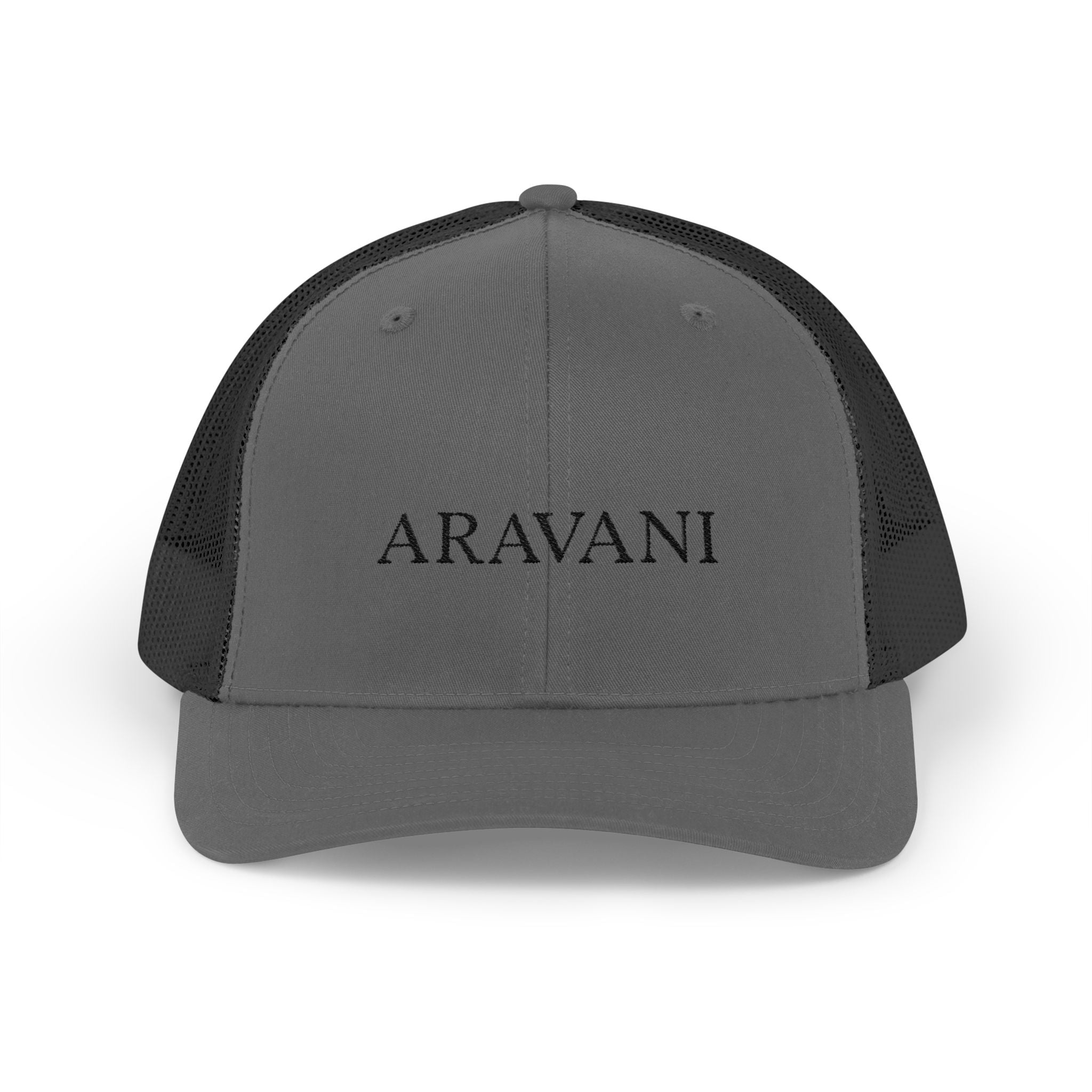 Trucker Cap — ARAVANI Embroidered Snapback Hat